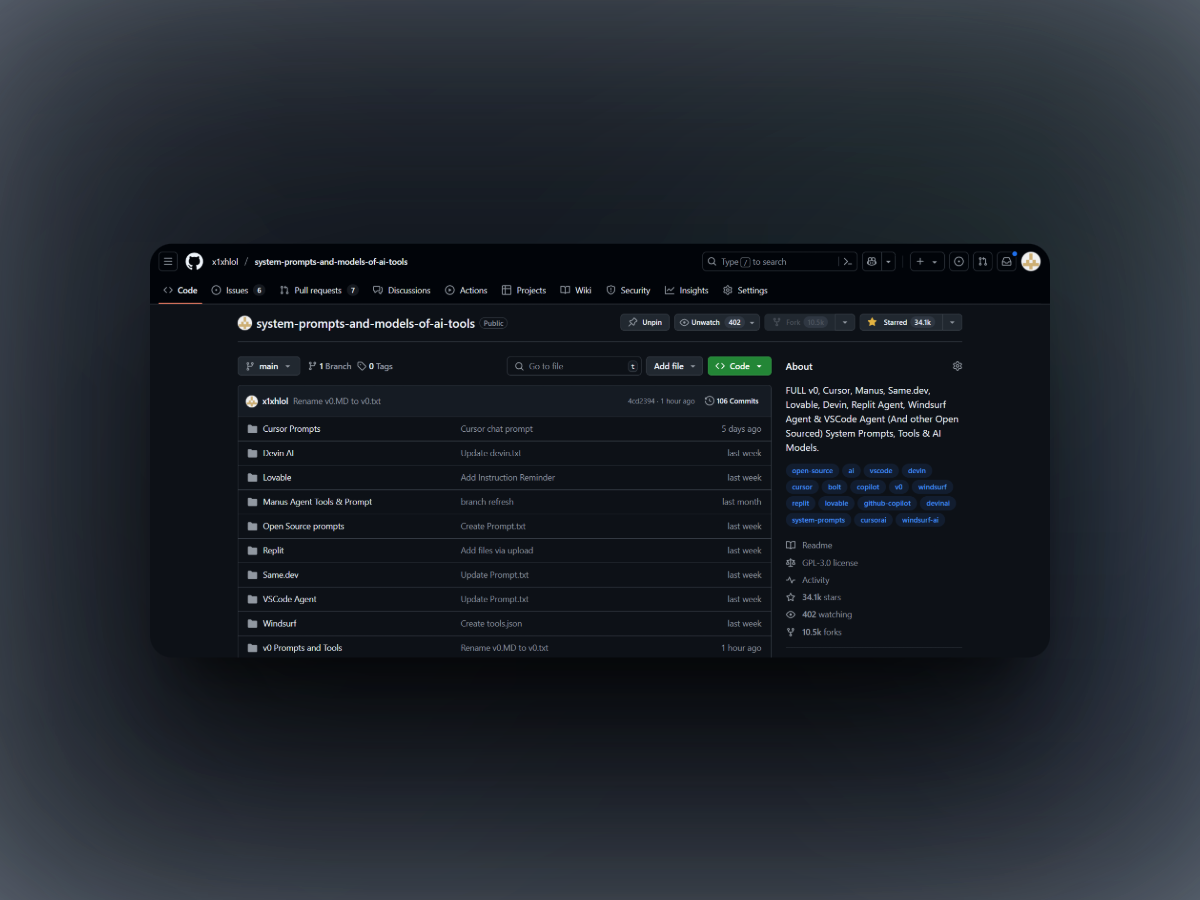 System Prompts Repository